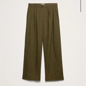 Banana Republic the soho wide-leg pant in linen